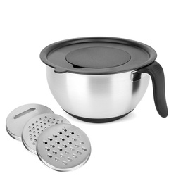 Wielofunkcyjna miska ze stali nierdzewnej Konighoffer z zestawem tarek 20 cm