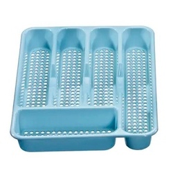 Wkład do szuflady na sztućce Great Plastic 33,5 x 24,5 x 4 cm niebieski