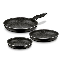 Zestaw 3 patelni z powłoką marmurową i odpinaną rączką Konighoffer Handy 20 cm 24 cm 28 cm