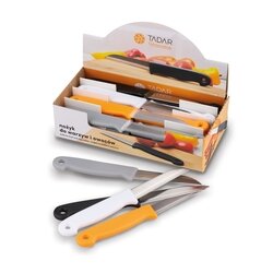 Zestaw noży kuchennych do warzyw i owoc&oacute;w Tadar Display 36 sztuk mix kolor&oacute;w