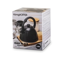 Czajnik na indukcję Konighoffer Ruby Black 2 l czarny