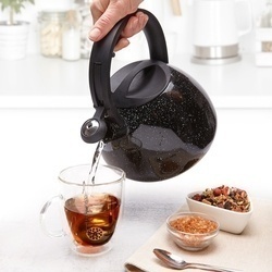 Czajnik nierdzewny Tadar Vita 2,5 l czarny marble