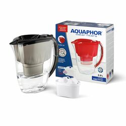 Dzbanek filtrujący Aquaphor Amethyst 2,8 l z wkładem filtrującym B25 Maxfor czarny