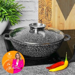 Garnek ceramiczny z aromatyzerem Konighoffer Kingstone 4,5 l na indukcję