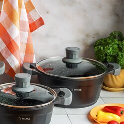 Garnek na indukcję z pokrywką Starke Pro Octagon 4,2 l