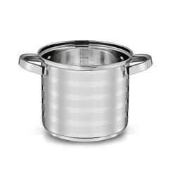 Garnek prosty ze stali nierdzewnej Tadar Paski 4 l