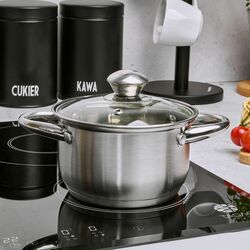 Garnek ze stali nierdzewnej Tadar Cori 14 cm z pokrywką