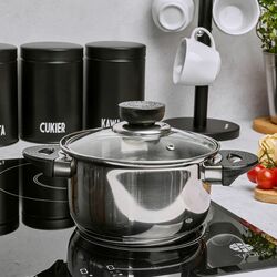 Garnek ze stali nierdzewnej Tadar Jumbo Basic 16 cm z pokrywką