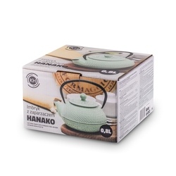 Imbryk do herbaty z zaparzaczem żeliwny Konighoffer Hanako Sage 0,8 l