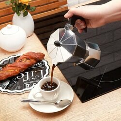 Kawiarka aluminiowa do espresso Tadar Venetto 6 filiżanek