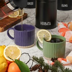 Kubek do kawy i herbaty Tadar Ana 400 ml zielony