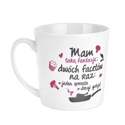 Kubek porcelanowy NBC BGtech Crazy girl mam fantazję 480 ml