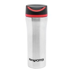 Kubek termiczny KonigHOFFER Logan 500 ml srebrno-czarny