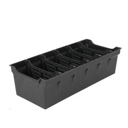 Organizer na przyprawy Primpol 30 x 13,4 x 8 cm czarny