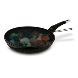 Osłona przed pryskaniem tłuszczu z funkcją sitka Tadar 25 cm czarna