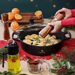 Patelnia aluminiowa na indukcję krótkie uchwyty Konighoffer Vitello 32 cm