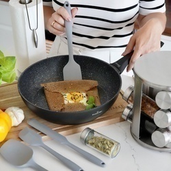 Patelnia granitowa głęboka na indukcję Starke Pro Piccante 28 cm