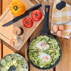 Patelnia indukcyjna non-stick z pokrywką Starke Pro Dante 24 cm