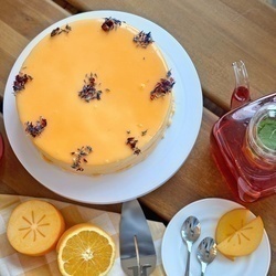 Patera na ciasto obrotowa Tadar 27,5 x 6,5 cm biała