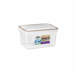 Pojemnik na żywność hermetyczny Great Plastic Alba 2,4 l mix kolorów