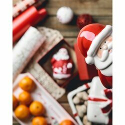 Półmisek ceramiczny prostokąt bożonarodzeniowy Tadar Christmas 34,5x14,3x3,2 cm