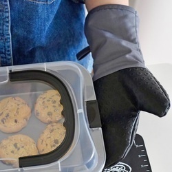Rękawica kuchenna silikonowo poliestrowa Tadar