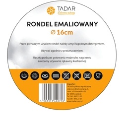 Rondel emaliowany Tadar Lawenda 1150 ml
