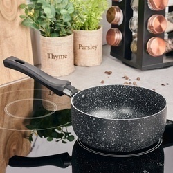 Rondel marmurkowy non-stick Tadar Marmara Black 16 cm