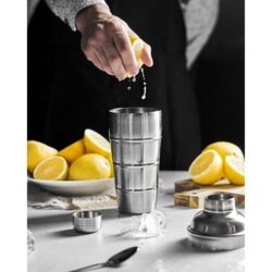 Shaker do drinków i koktajli Tadar Galeo 750 ml karbowany