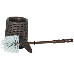 Szczotka do WC Violet House Rattan 12,5 x 39 cm brązowa