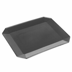 Taca plastikowa Hega 28 x 23 x 2 cm czarna