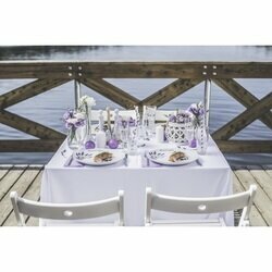 Talerz deserowy porcelanowy Lubiana Boss Lawenda 16,5 cm