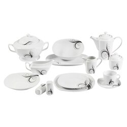 Zestaw obiadowy Tadar Dolce Vita 73 elementy porcelana