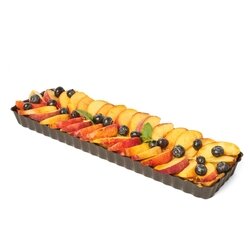 Forma do tarty z wyjmowanym dnem Tadar 35 x 11 x 2,5 cm prostokątna