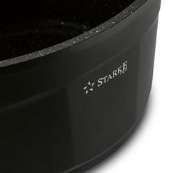 Zestaw garnków na indukcję Starke Pro Octagon Marble 8 elementów