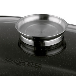 Brytfanna aluminiowa z aromatyzerem Konighoffer Pollo 5,5 l prostokątna