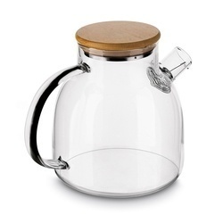 Dzbanek szklany ze spiralą i podgrzewaczem ceramicznym Tadar Nexo 1,3 l