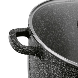 Garnek ceramiczny wysoki Konighoffer Kingstone 6,85 l okrągły z aromatyzerem i 2 nakładki