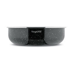 Komplet patelni głębokich z odpinaną rączką Konighoffer Spinel Black 20 / 24 / 28 cm indukcja