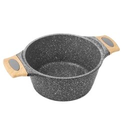 Zestaw garnków i patelni granitowych Starke Pro Ashen Granite 9 elementów i 5 miarek