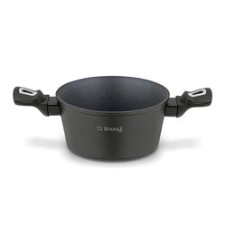 Zestaw garnków na indukcję z powłoką marmurową Starke Pro Dark 10 elementów