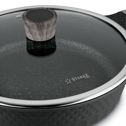 Zestaw garnków na indukcję z powłoką marmurową Starke Pro Embossed 10 elementów