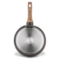 Patelnia granitowa głęboka KonigHOFFER Pescado z pokrywką 28 cm