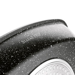 Patelnia grillowa non-stick Starke Pro Chelsea 28 cm kwadratowa z przekładką filcową