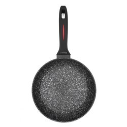 Zestaw 3 patelni granitowych Starke Pro Piccante 19,5 cm 23,5 cm i głęboka 27,5 cm