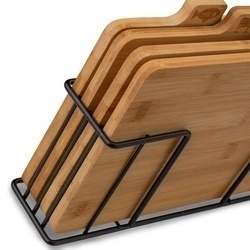 Zestaw 4 desek do krojenia ze stojakiem Konighoffer Cedar 29 x 21 x 7 cm