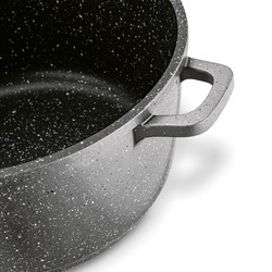 Zestaw garnków Konighoffer Pollo Grey 8 elementów 2 nakładki i 2 podkładki