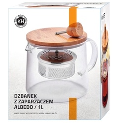 Dzbanek szklany z zaparzaczem Konighoffer Albedo 1 l