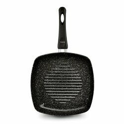 Patelnia grillowa marmurkowa Tadar Marmara Black 26 cm bez indukcji