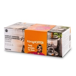 Komplet garnków KonigHOFFER Zefir 8 elementów indukcja